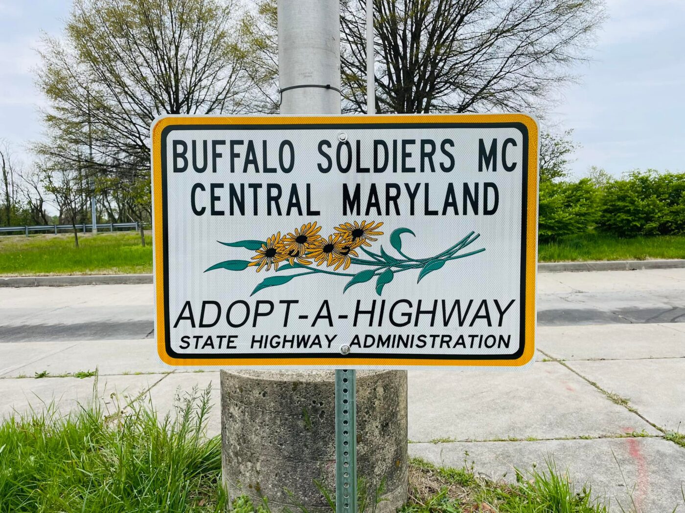 Adopt A Highway Buffalo Soldiers MC Central Maryland Chapter